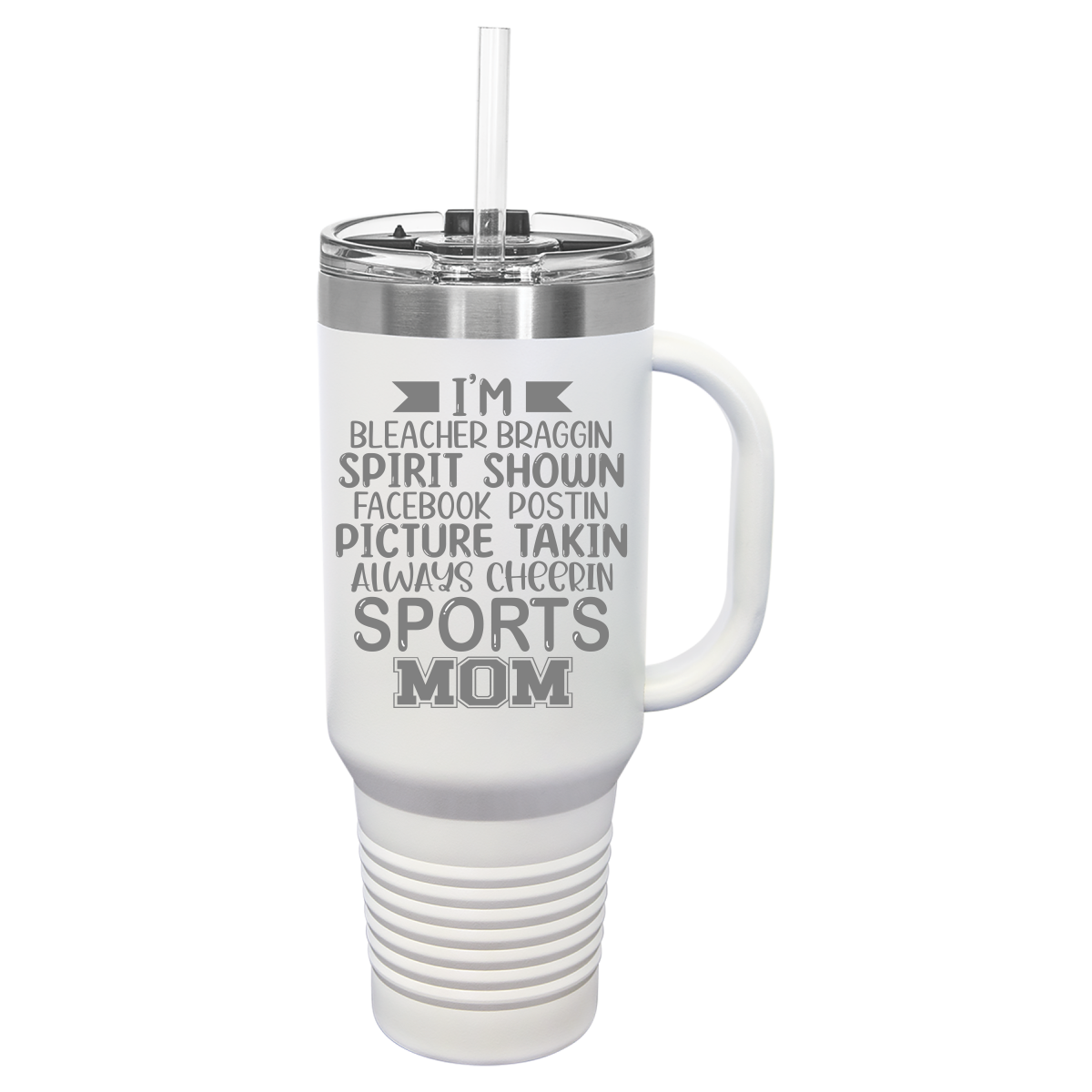 Always Cheerin Sports Mom 15oz Coffee Mug Tumbler