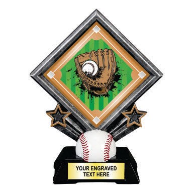 Wood Baseball Trophies & Championship Awards