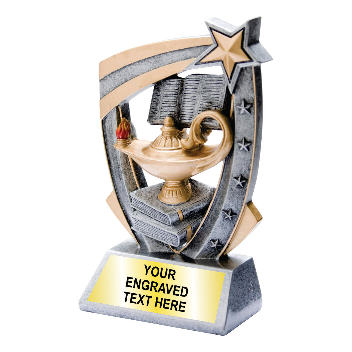 3-D Resin Academic Trophy